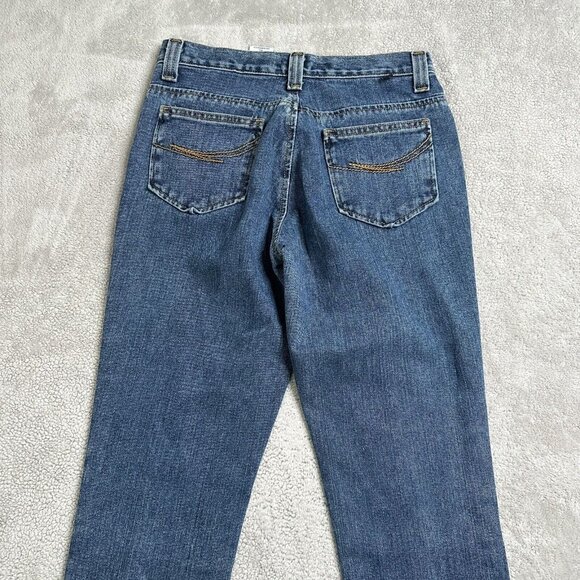 Rockies Women's Relaxed Low Rise Western Denim Jeans Size 4 L Tall Blue - Picture 5 of 13